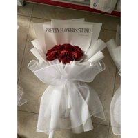 Hoa nhũ 10 bông gói giấy xốp hàn siêu đẹp