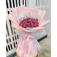 Hoa nhũ bó 15 bông như mẫu siu xinh