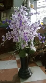 Hoa Pha Lê: Hoa Lan Trắng - Mã: HPL 24