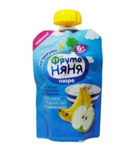 Hoa quả nghiền fruto vị váng sữa chuối 90g