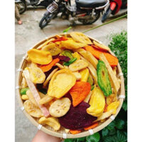 Hoa quả rau củ sấy khô túi zip 500gr