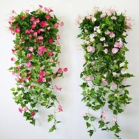 Hoa Rau Muống Mô Phỏng/Hoa Giả Dây Leo Hoa Trang Trí/Treo Tường Trong Nhà Treo Tường Hoa Lan Nhựa Dây Leo Giỏ Treo Cây