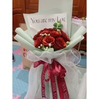 hoa sáp nhũ bó 10 bông