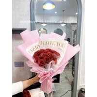 Hoa sáp nhũ bó hồng to