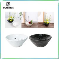 Hoa Sắp Xếp Bát Hoa Ếch Trung Quốc Đồ Dùng Đa Năng Gốm Trang Trí Sáng Tạo Hoa Giá Đỡ Cho Lễ Hội