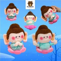 Hoa Sen Nhỏ Phật Sang Trọng Đồ Chơi Dễ Thương Hoa Sen Phật Sang Trọng Búp Bê Gối Cười Phật Bông Búp Bê Mặt Dây Chuyền Móc Khóa Trang Trí Nhà Búp Bê Mềm Mại Đồ Chơi Cho Bé Sinh Nhật Quà Tặng Giáng Sinh Đổi Quà Tặng