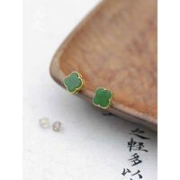 Hoa tai cỏ bốn lá ngọc " bích