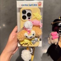 Họa tiết bánh kếp sang trọng Thích hợp cho IPhone, Vỏ điện thoại Apple 16 ProMax, IPhone 15 Pro New 13 Female 12 Bìa mềm, 14 dây tay XR Chống rơi IPhone