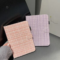 Họa Tiết Dệt Da Mềm Dành Cho Lenovo Tab M11 TB330FU Xiaoxin Pad 2024 111inch Tab B11 K11 Flip Stand PU Vỏ Bảo Vệ