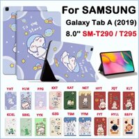 Họa tiết hoạt hình dễ thương Vỏ cho Samsung Galaxy Tab A 8.0 (2019) Da chất lượng cao + Đế lật thời trang TPU Galaxy Tab A 8.0 '' SM-T290 SM-T295 2019 Vỏ bảo vệ máy tính bảng