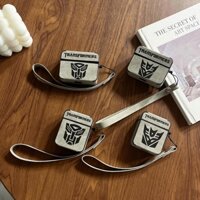 Họa tiết hoạt hình Star Wars Transformers Tương thích cho AirPods 1 / 2 Pro2 2022 Gen3 Vỏ bọc có dây buộc Vỏ bảo vệ tai nghe Bluetooth không dây bằng nhựa TPU mềm