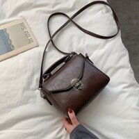 Họa Tiết Mới Phong Cách Hồng Kông Retro Túi Nhỏ Nữ 2024 Thường Ngày Cô Gái Phổ Biến Túi Xách Một Vai20250307