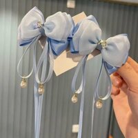 [Họa Tiết Vũ Trụ] Phiên Bản Hàn Quốc Vải Ngọc Trai Ruy Băng Nơ Kẹp Tóc Công Chúa Kẹp Tóc Dễ Thương Cho Bé Phụ Kiện Tóc Siêu Cổ Tích Cô Gái Top Clip20250224