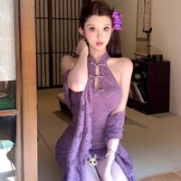 Hoa Tím Tóc Nữ Bên Mô Phỏng Hoa Ngày Lễ Hoa Mũ Đội Đầu Kẹp Tóc Huilan Phong Lan Phụ Kiện Tóc Đầu Hoa Đi Biển Kỳ Nghỉ