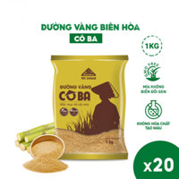 [HỎA TỐC] 1 BAO/20kg ĐƯỜNG VÀNG Cô Ba Biên Hòa gói 1kg, date luôn mới