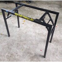 (Hoả tốc 1 giờ) Chân bàn sắt gấp gọn / chân bàn gấp