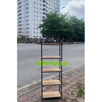 (Hoả tốc 1 giờ ) Kệ sách sắt đa năng 5 tầng dài 60 cm