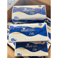 Hoả tốc - 10 gói - khăn giấy rút lụa cao cấp bless you silk ,2 lớp 200 tờ - mẫu mới