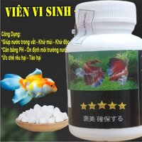 [Hỏa Tốc] 100 - 200 viên Trắng Vi sinh dạng viên nén làm trong nước cho bể cá cảnh của Nhật Bản lọ 100 viên