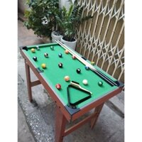 (HOẢ TỐC 1H Hà Nội, Cỡ Lớn Nhất Dài 69cm và 92cm) Bàn BiDa, Bi A Mini Gỗ Loại To Nhất