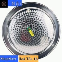 [Hoả Tốc 1h] Mâm inox tròn, mâm tròn inox, mâm cơm inox, mâm vành 304 đủ size 40 cm, 44 cm, 48 cm, 52 cm, 56 cm VIETCOOK
