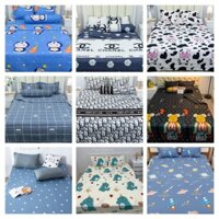 Hòa tốc - 1M6 / 1M8 x 2M  - Bộ ga gối polly - 1 drap nệm 2 vỏ gối nằm 45 x 65 cm