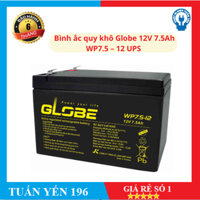 [HỎA TỐC 2h ] Bình ắc quy khô Globe 12V 7.5Ah WP7.5 – 12 UPS cho thiết bị văn phòng, quạt sạc,...
