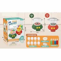 [Hoả tốc 2h] Bộ bếp lẩu tạo hình slime động vật biển, Đồ chơi nấu ăn, Đồ chơi nhà bếp, Slime, Đồ chơi bếp cho bé