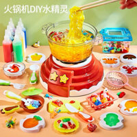 [Hoả tốc 2h] Bộ bếp lẩu tạo hình slime động vật biển, Đồ chơi nấu ăn, Đồ chơi nhà bếp, Slime, Đồ chơi bếp cho bé gái