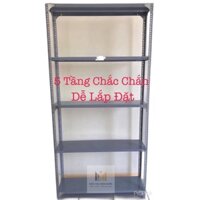 [HỎA TỐC 2H HCM]Kệ sắt V lỗ 5 tầng  RỘNG 0.4m DÀI 1m CAO 1.5m