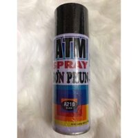 [Hỏa Tốc 2H] Thùng 12 Chai Sơn Phun Đen Bóng A 210 ATM Spray Cao Cấp (400ml/chai)