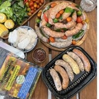 [HOẢ TỐC] 500G MỒI NƯỚNG BBQ  Xúc xích tươi hảo hạng, 100% thịt không bột - VÚ HEO, STEAK MỸ, THỊT ĐỂ NƯỚNG CÁC LOẠI
