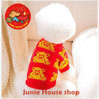 [HOẢ TỐC] Áo len teddy chú gấu cute cho chó mèo