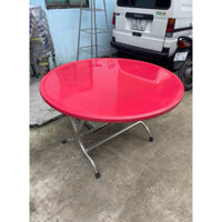 (Hoả tốc) Bàn inox tròn 1m2 cao 75cm 12 người ngồi inox 100% giá tại xưởng sản xuất siêu bền