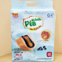 [HỎA TỐC] Bánh pía kim sa đậu đen trứng chảy Tân Huê Viên 480gr, bánh pía Sóc Trăng không sầu riêng [TÚI 12 BÁNH]