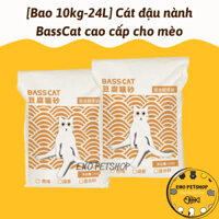[Hoả tốc-Bao 10kg-Thùng 6 túi 6L] Cát đậu nành Tofu Cat Litter BassCat cao cấp khử mùi, vón tốt| Eno PetShop