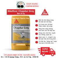 [Hỏa Tốc] Bao 25kg Sika Bột Rắc Khô Tăng Cứng Bề Mặt Bê Tông Sikafloor Chapdur Grey