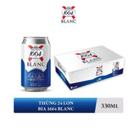 [HOA TOC] BIA BLANC 1664 THÙNG 24LON X 330ML