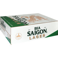 (HỎA TỐC) - Bia Sài Gòn Lager thùng 24 lon