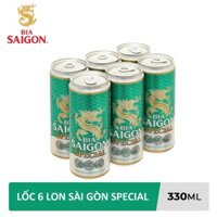 (HOẢ TỐC) Bia Sài Gòn Special - Combo 6 lon cao