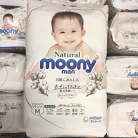 [Hỏa Tốc] Bỉm Moony Natural Nội Địa - Tã Moony Quần Size M46 Miếng