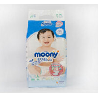 [Hỏa Tốc] Bỉm Moony Xanh Nội Địa - Tã Moony Dán Size L54 Miếng