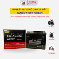 [HỎA TỐC] Bình ắc quy khô cho các dòng xe máy Lead, Air Blade, SH, SH Mode Bình acquy GLOBE WTZ6V 12V6AH - GN Shop