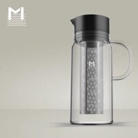 [HOẢ TỐC] Bình thuỷ tinh ủ lạnh pha Cafe Coldbrew hãng Mavo 1.2L