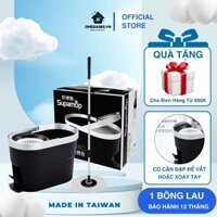 [Hỏa Tốc] BỘ LAU NHÀ 360 2IN1 OMEGA SUPA PREMIUM ĐÀI LOAN ( 1 THÂN CÂY + 1 BÔNG LAU + 1 THÙNG LAU)