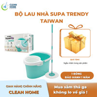 [Hỏa Tốc] Bộ Lau Nhà 360 Độ OMEGA SUPA TRENDY Đài Loan ( 1 THÂN CÂY + 1 BÔNG LAU + 1 THÙNG LAU)