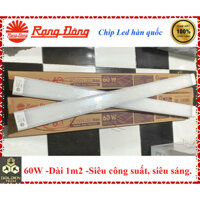 (HỎA TỐC) Bóng Đèn LED bán nguyệt dài 1m2 Rạng Đông -Công suất 60W siêu sáng Model M66