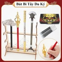 (Hỏa Tốc) Bút Bi Mô Phỏng Gậy Như Ý của Tôn Ngộ Không Bồ Cào Bát Giới Tích Trượng của Đường Tăng trong phim Tây Du Ký