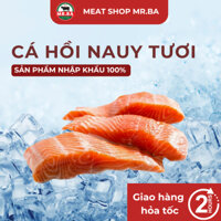 [HỎA TỐC] CÁ HỒI NAUY PHI LÊ TƯƠI - 300g/500g| Hỗ trợ cắt sashimi theo yêu cầu