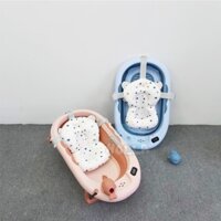 |HỎA TỐC| Chậu Tắm Gấp Gọn Kèm Nhiệt Kế Cao Cấp Cá Voi Holla / Sasa Cho Bé